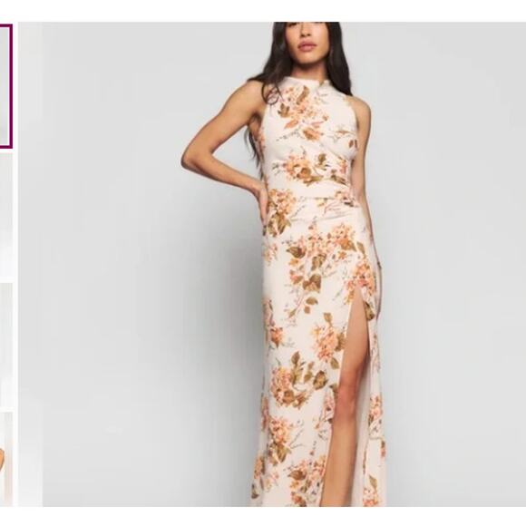 Reformation Womens Senna Floral Maxi Dress Bella Multicolor Size 14 NWT - Picture 5 of 14